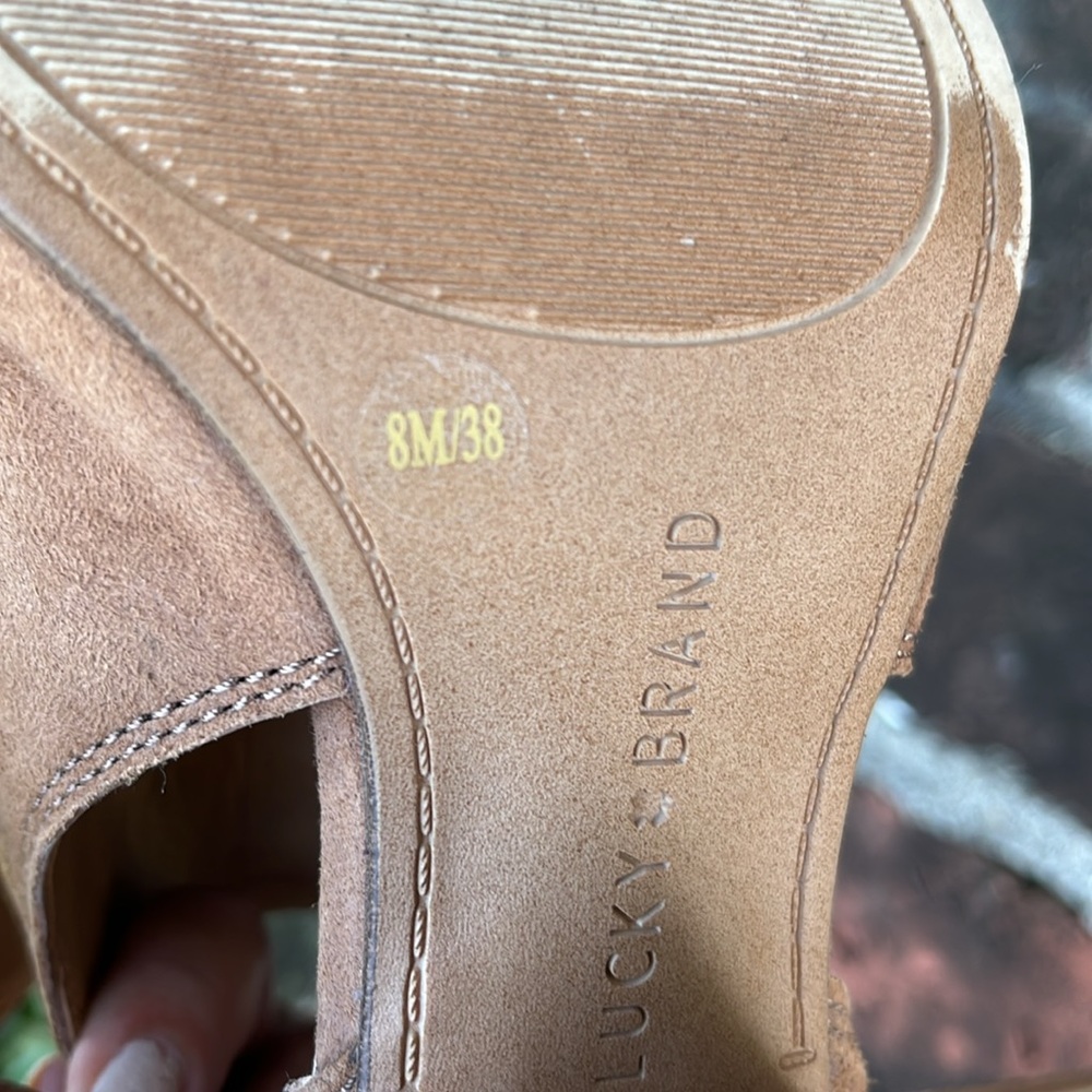 Lucky brand Oona tan boot size 8 - Picture 8 of 10